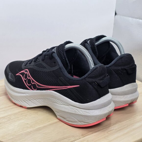 Saucony Black & Pink Sneakers Axon 3 Running Shoes Women’s - Size 8.5 - Picture 7 of 9